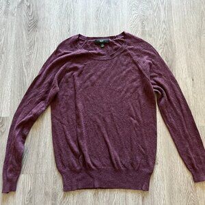 Target Mossimo Burgundy Red Crew Neck Sweater - Large